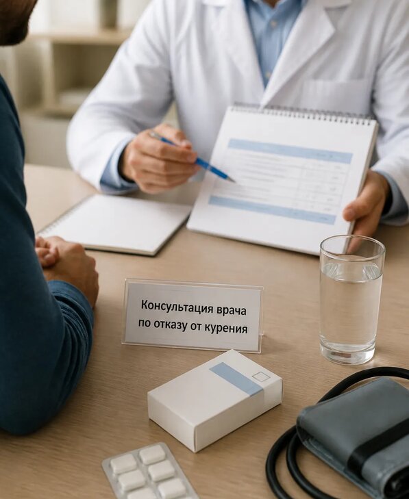 Консультация врача по отказу от курения для взрослых в Ревде